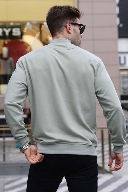 MDX Madmext Mint Green Fisherman Collar Sweatshirt 5301 - Troy