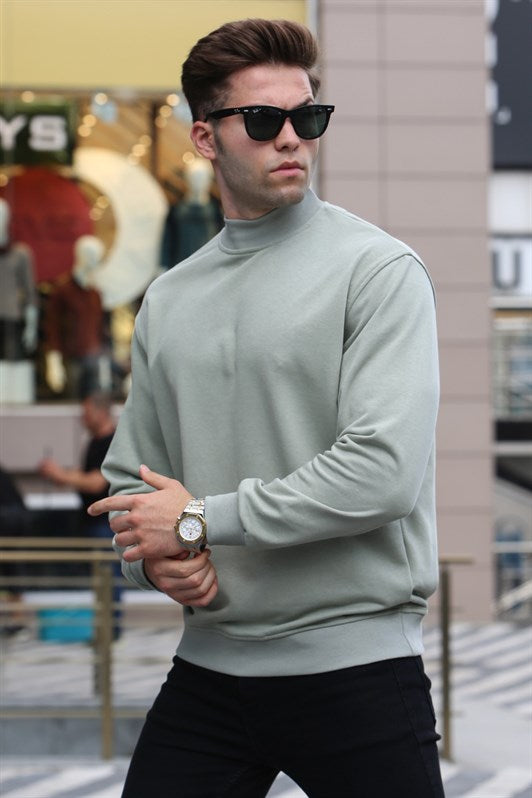 MDX Madmext Mint Green Fisherman Collar Sweatshirt 5301 - Troy