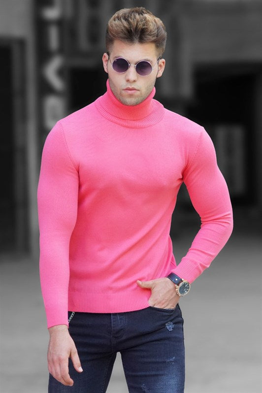 MDX Madmext Pomegranate Flower Fisherman Collar Sweater 4656 - Colima