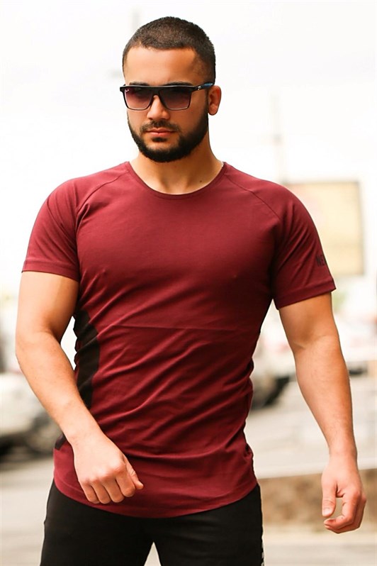MDX Madmext Advertising Arm Burgundy T-shirt-2 4102 - Villareal