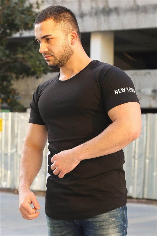 MDX Madmext Advertisement Arm Black T-shirt 4102 - Oxford