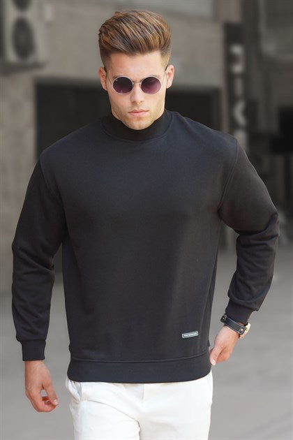 MDX Madmext Black Fisherman Collar Sweatshirt 5301 - Schoten