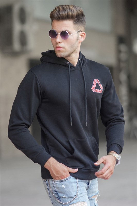 MDX Madmext Black Printed Sweatshirt 5303 - Martina Franca