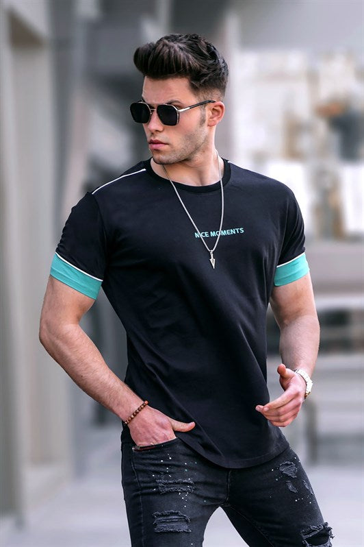 MDX Madmext Black Men's T-shirt 4977 - Long Beach