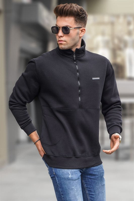 MDX Madmext Black Zippered Sweatshirt 5316 - Tenosique