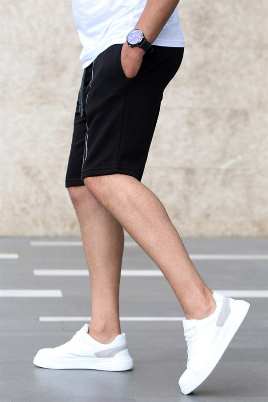 MDX Madmext Black Capri Shorts 4849 - Teijlingen