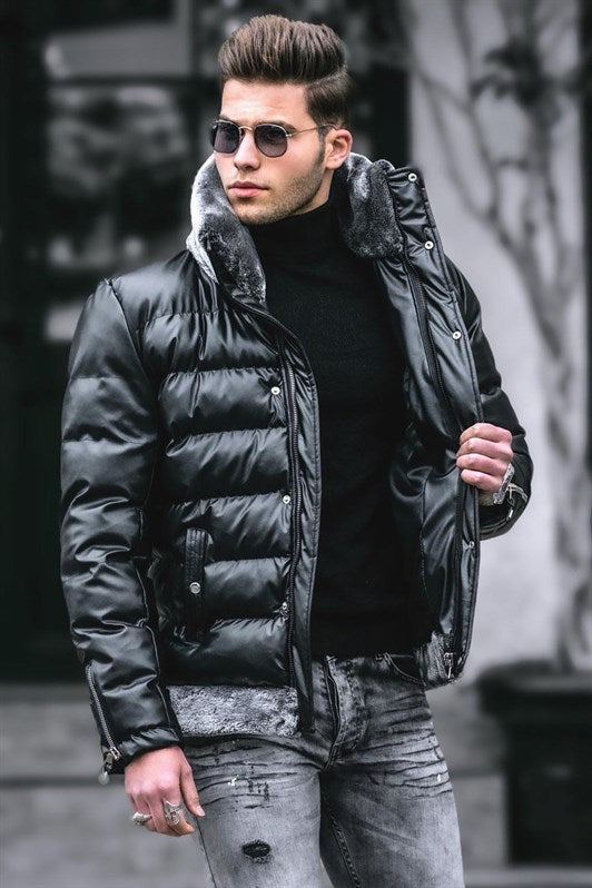 MDX Madmext Black Puffer Jacket 4797 - Owings Mills