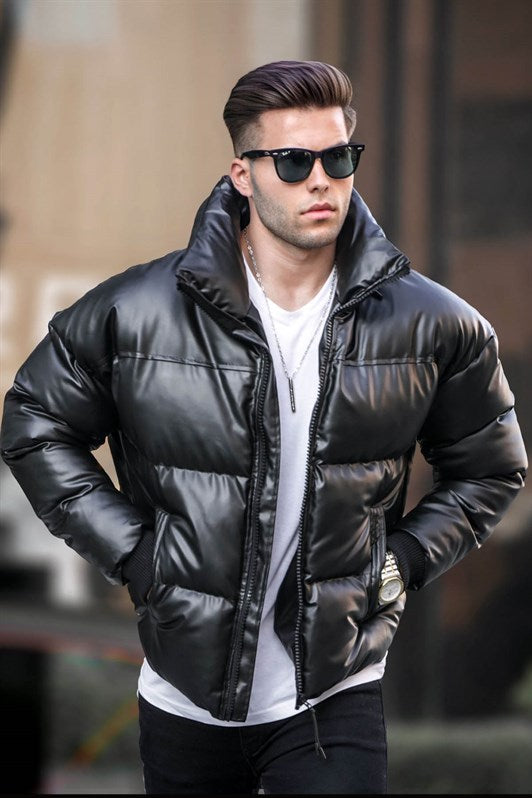 MDX Madmext Black Puffer Jacket 5632 - Villeurbanne