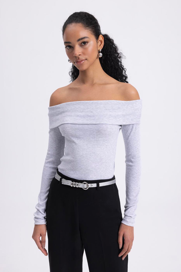 BSL Women Madonna Collar Top - Ramsgate