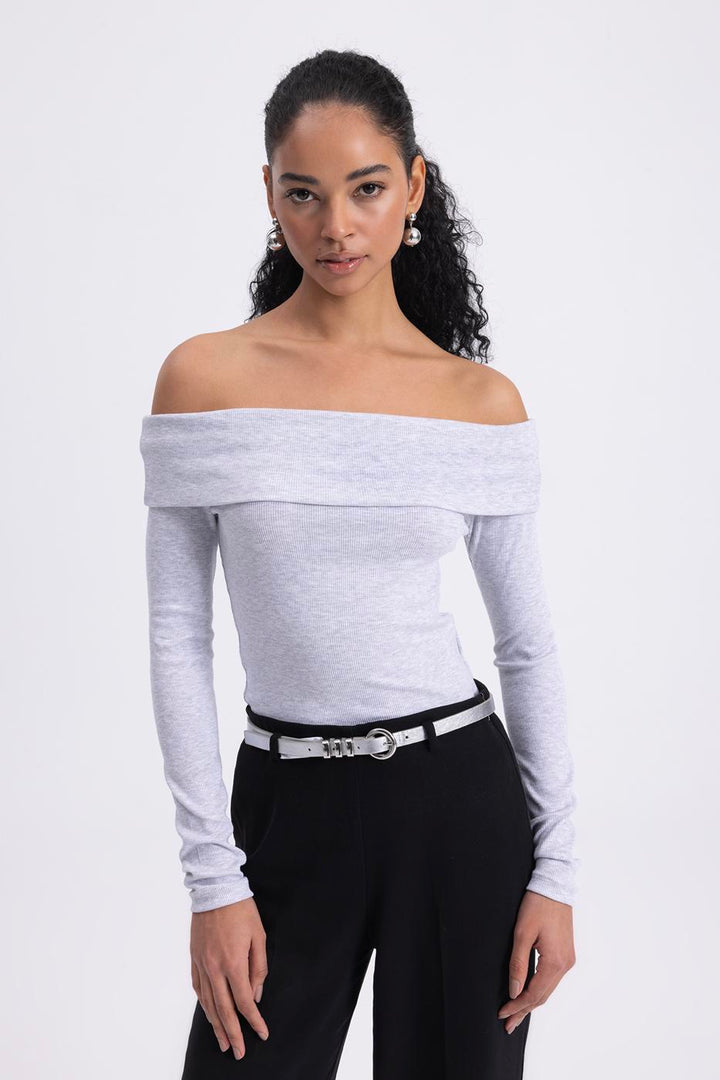 BSL Women Madonna Collar Top - Ramsgate