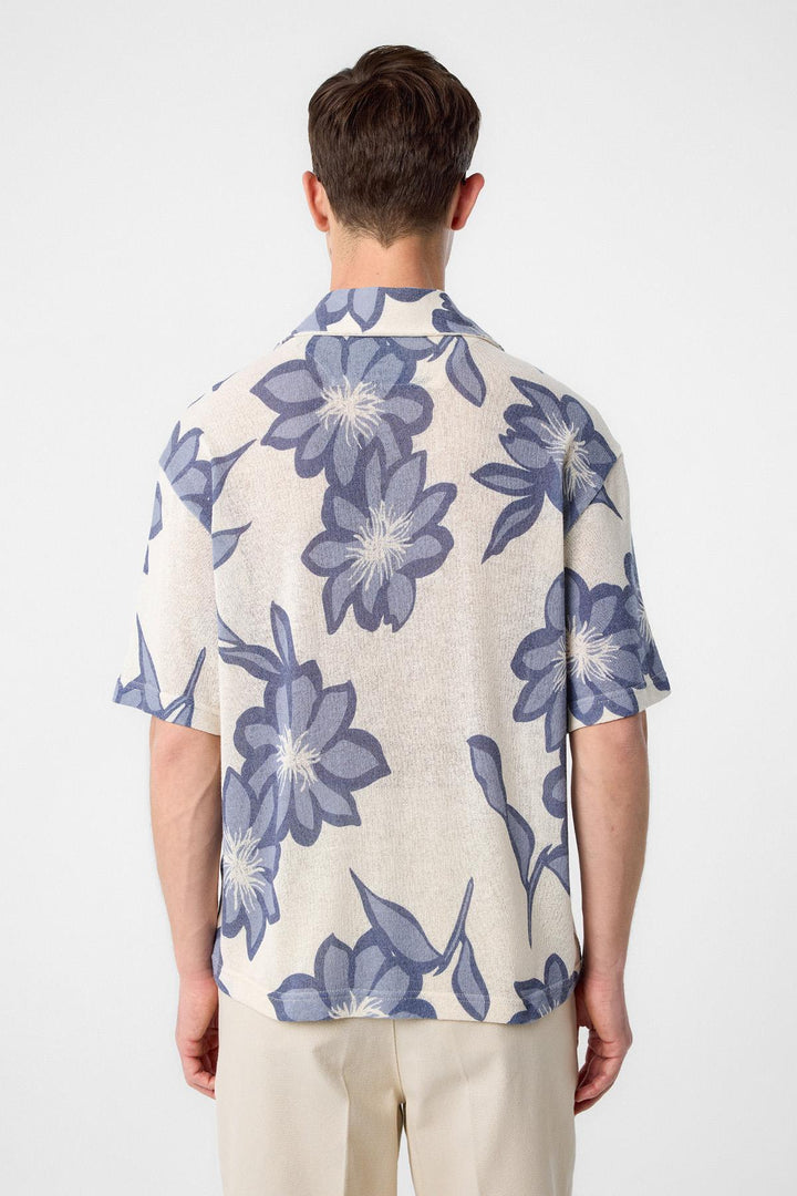 ANT Antioch Blue Patterned Men's Shirt - Redlands