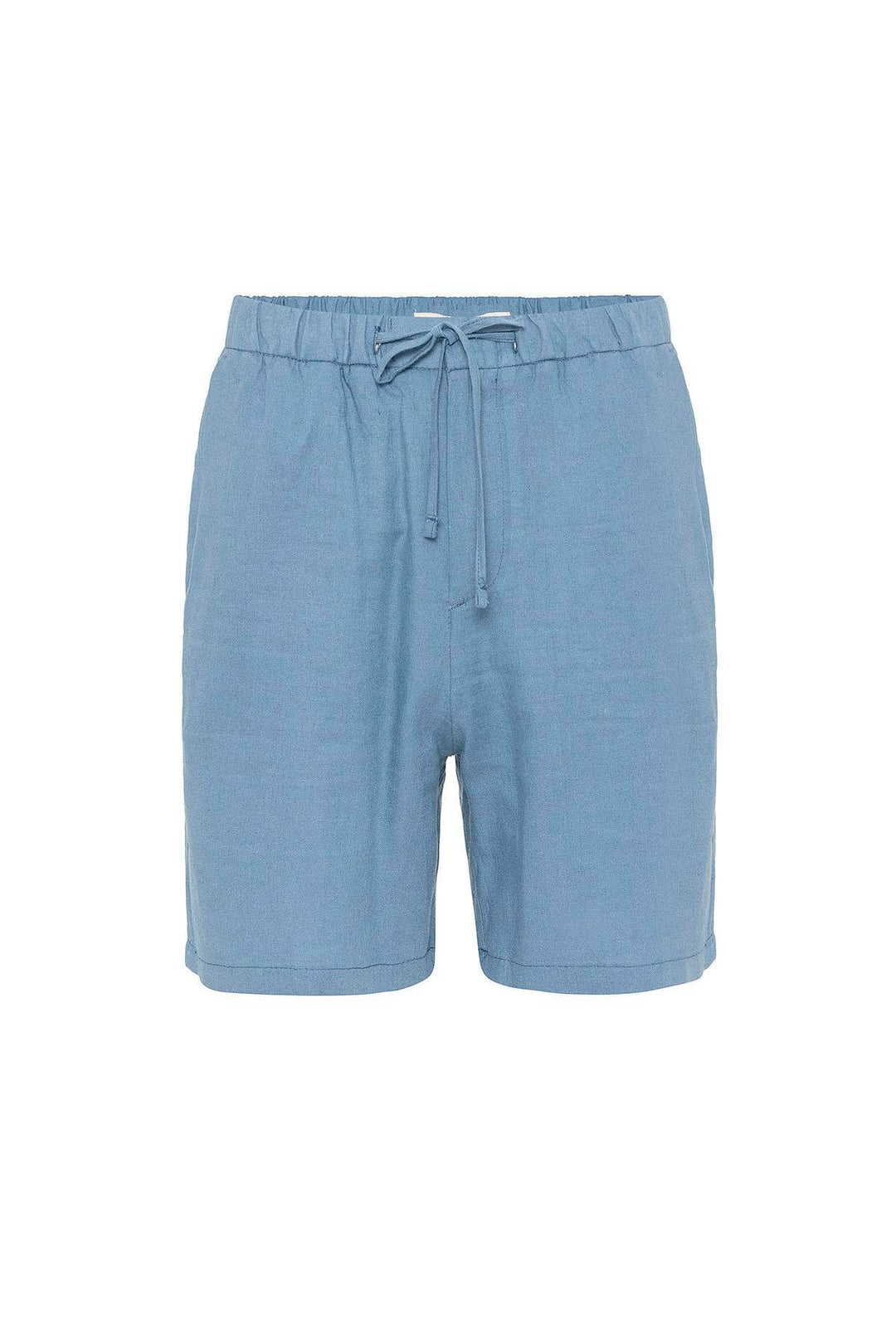 ANT Antioch Blue Linen Blend Men's Shorts - Capannori