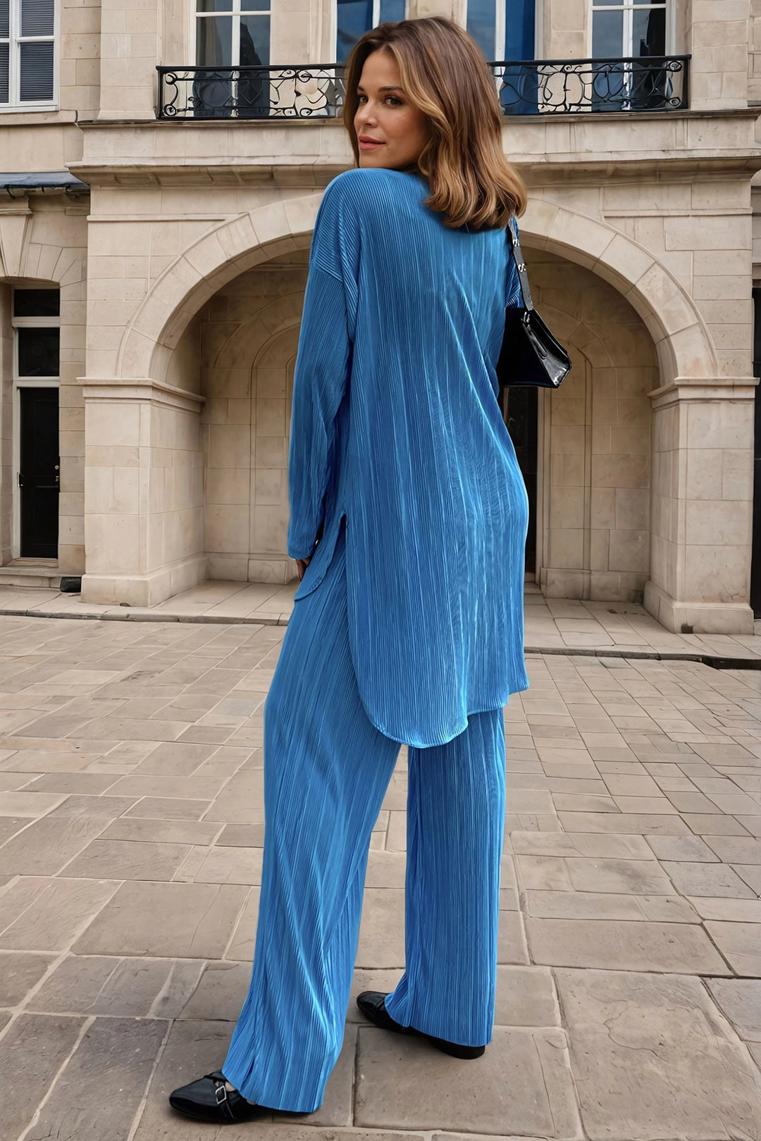Blue Oversized Two-Piece Set BCBSK-25700-3573 - Alcorcón