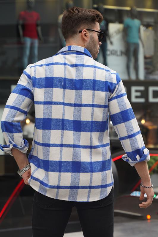 MDX Blue Regular Fit Lumberjack Shirt 4950 - Snizhne