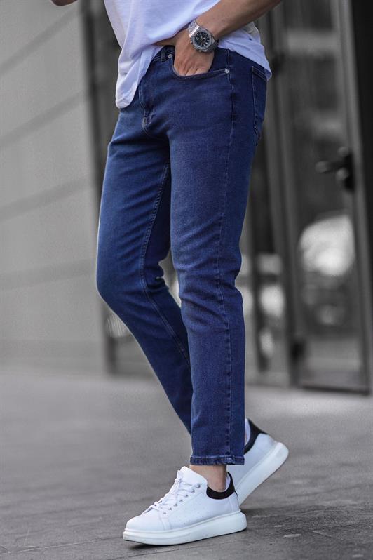 MDX Blue Straight Fit Men's Denim Jeans 6856 - Neuilly-sur-Seine