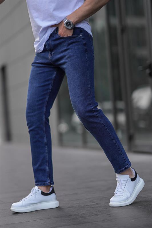 MDX Blue Straight Fit Men's Denim Jeans 6856 - Neuilly-sur-Seine