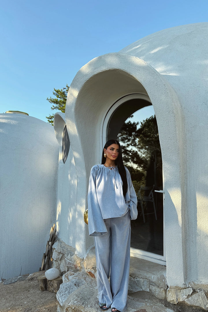 طقم EYY Women Blue Rose Linen - s-Hertogenbosch