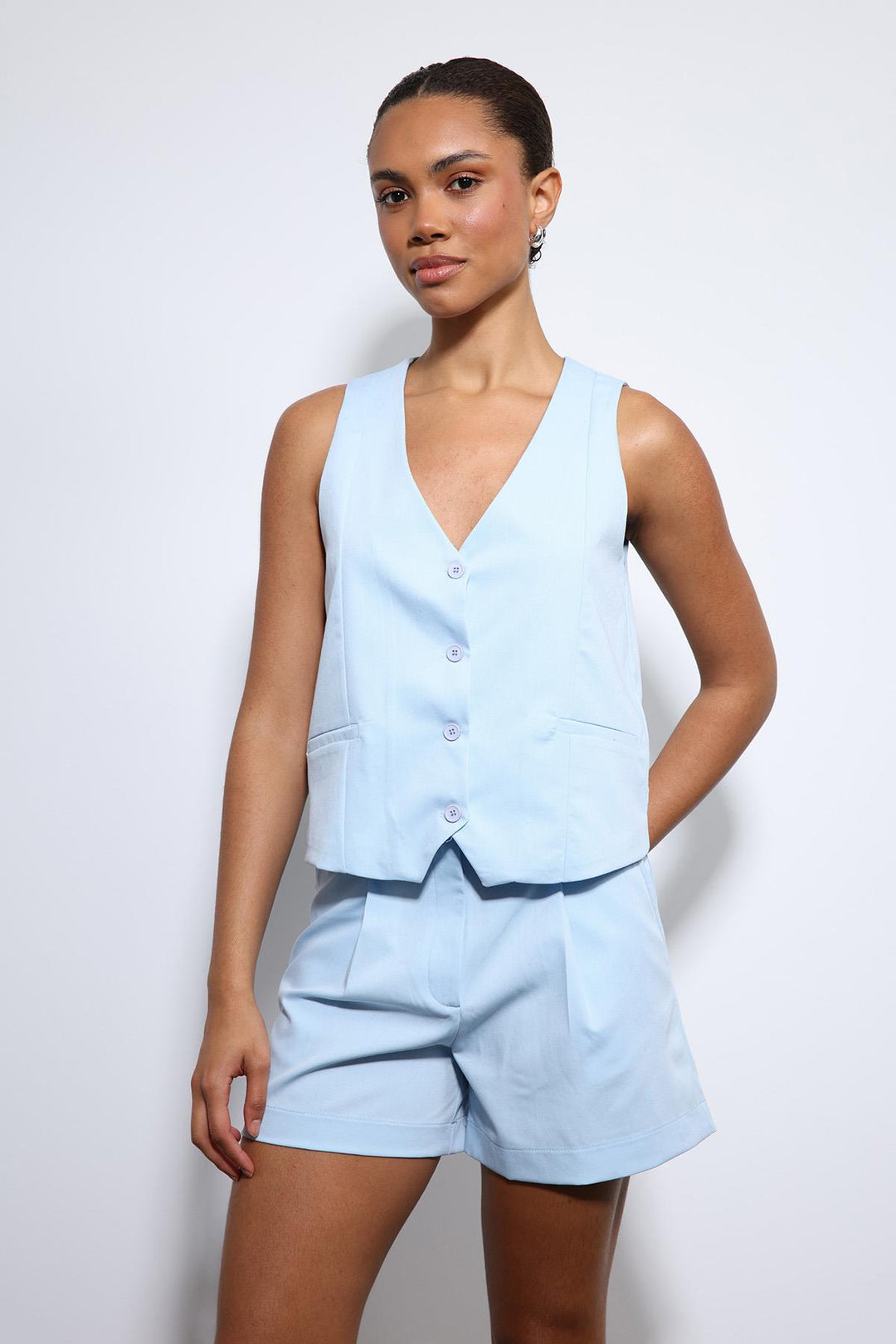 ANT Antioch Mavi Yelek-Şort Kadın Takım - Tepotzotlán