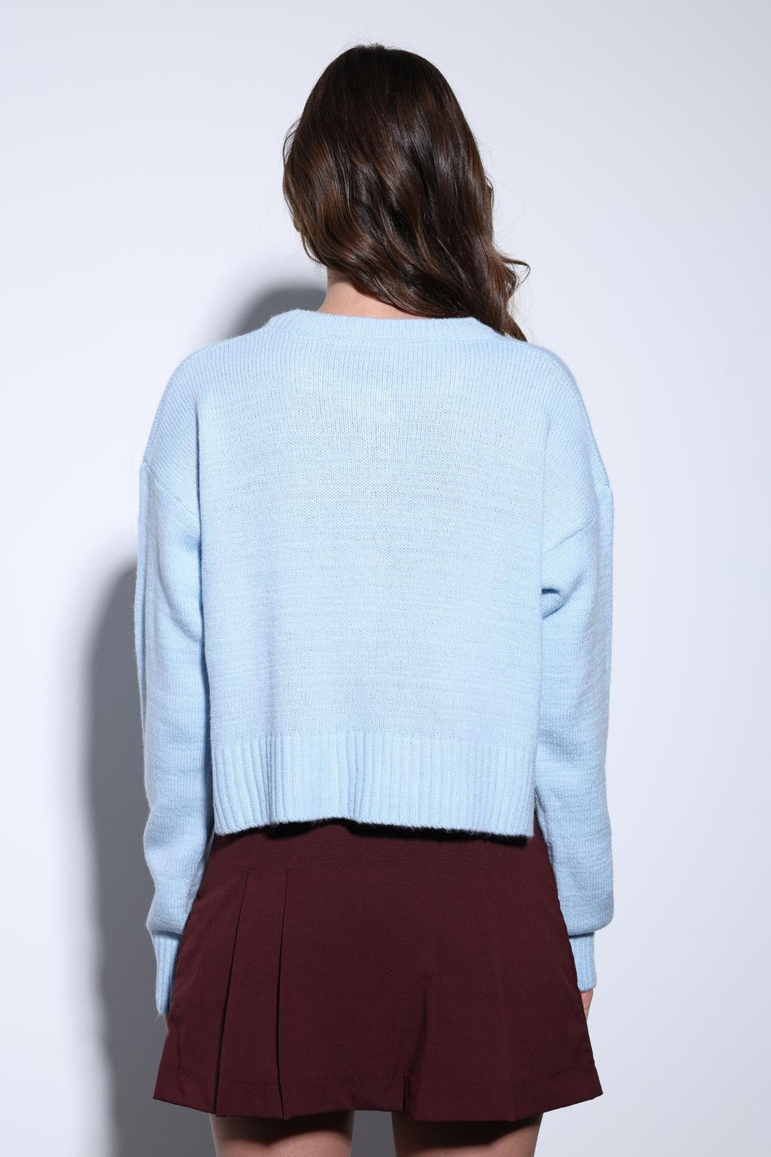 ANT Antioch Blue Slit Knit Women's Sweater - Torrejón de Ardoz