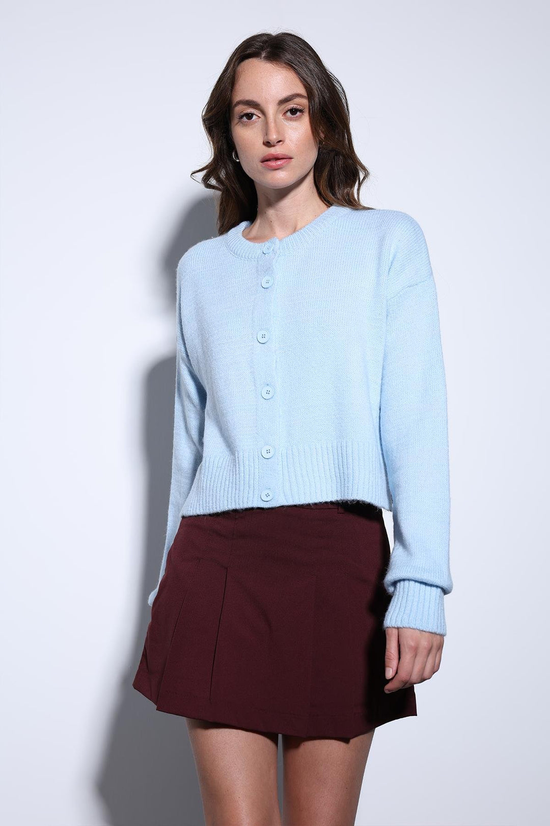 ANT Antioch Blue Slit Knit Women's Sweater - Torrejón de Ardoz