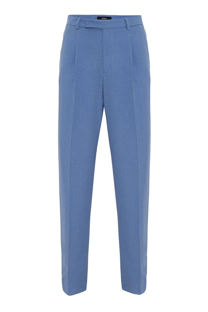 ANT Antioch Blue High Waist Zippered Men's Pants - Rivoli