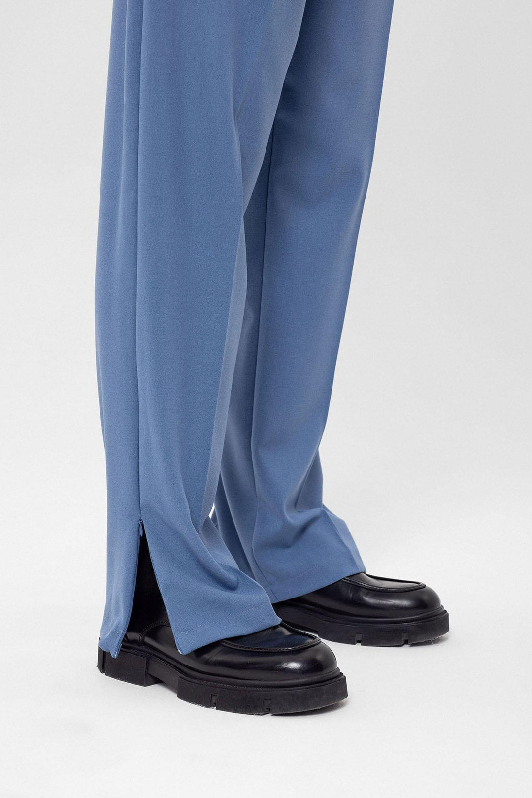 ANT Antioch Blue High Waist Zippered Men's Pants - Rivoli