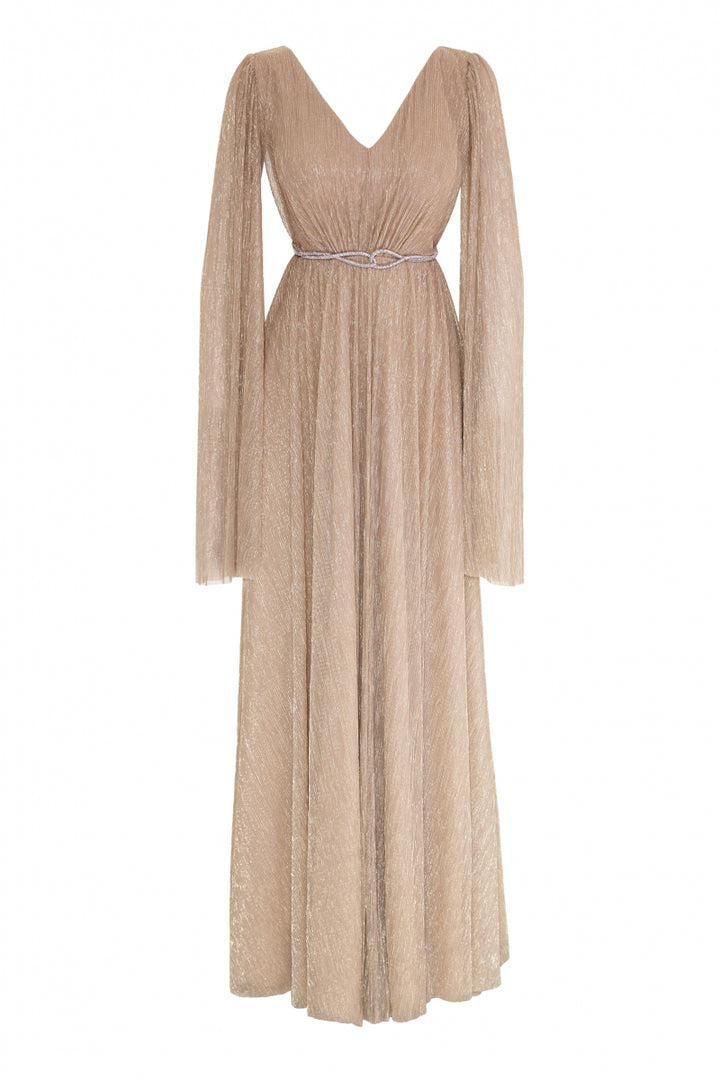 FRV Gold moonlight sleeveless maxi dress - Columbus