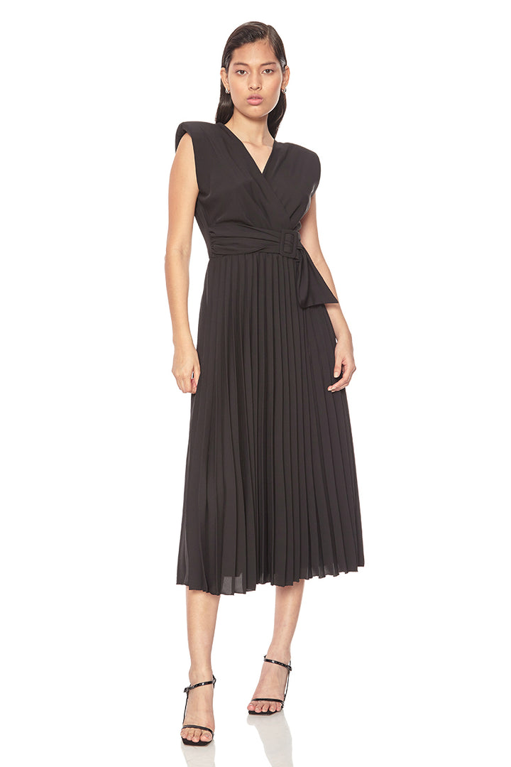 FRV Black crepe sleeveless mini dress - New York