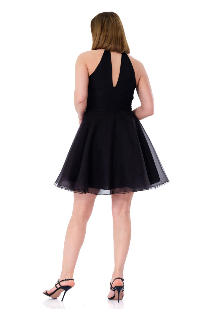 FRV Black tulle sleeveless mini dress - Velbert