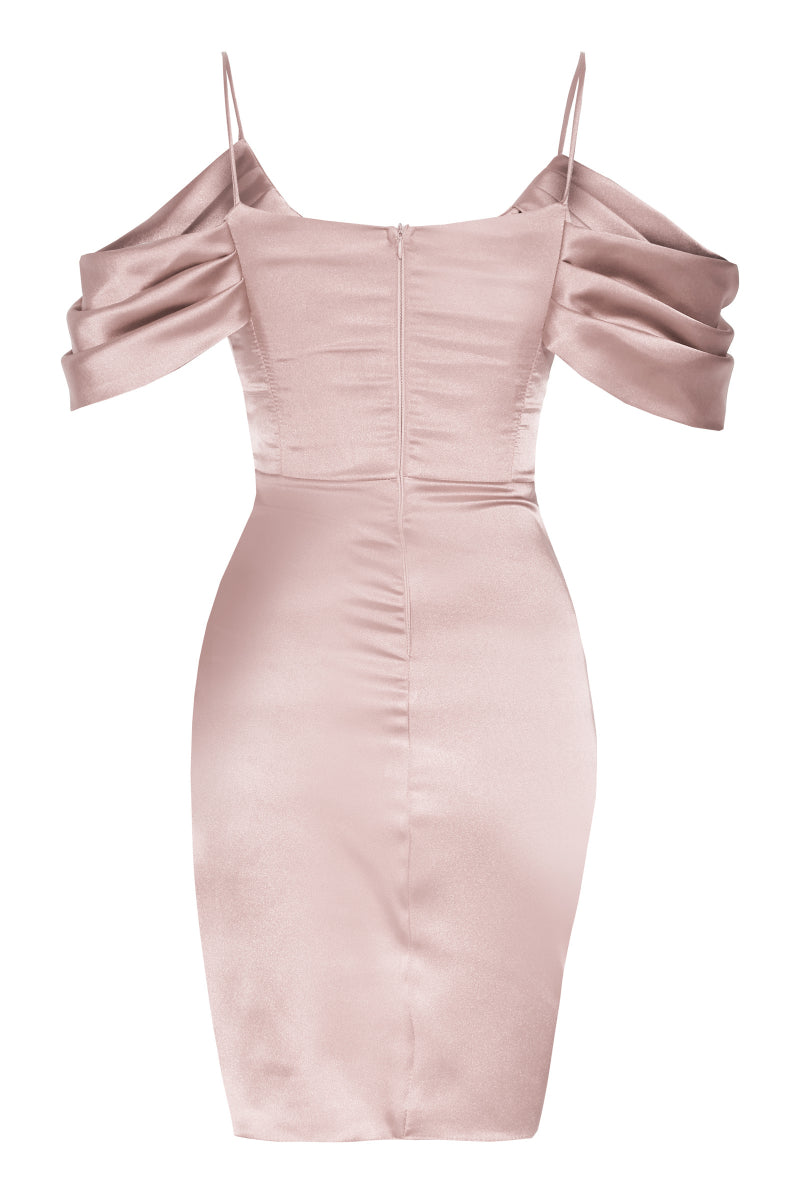 FRV Blush satin sleeveless mini dress - Waterloo