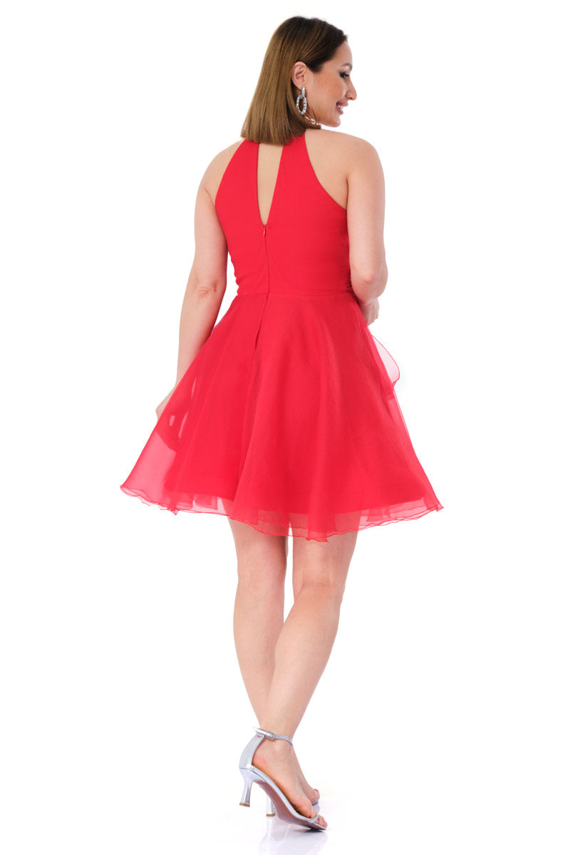FRV Red tulle sleeveless mini dress - Mettmann
