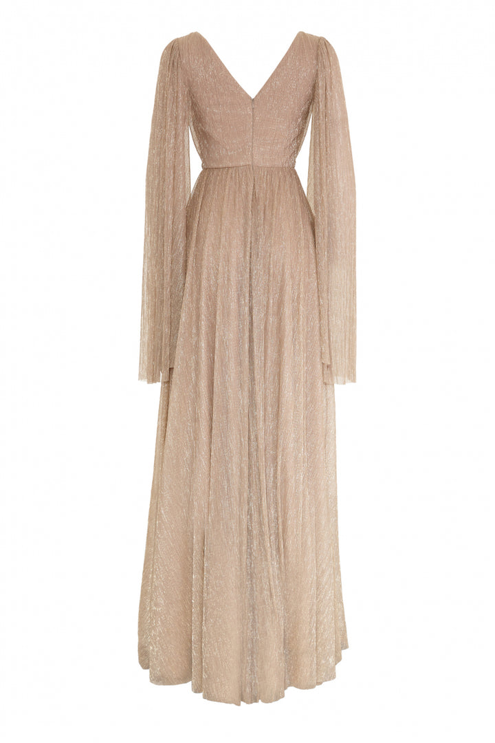 FRV Gold moonlight sleeveless maxi dress - Columbus