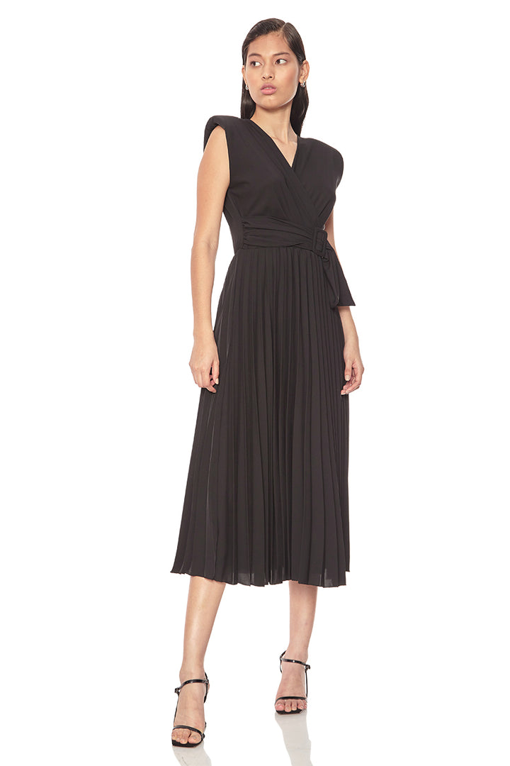 FRV Black crepe sleeveless mini dress - New York