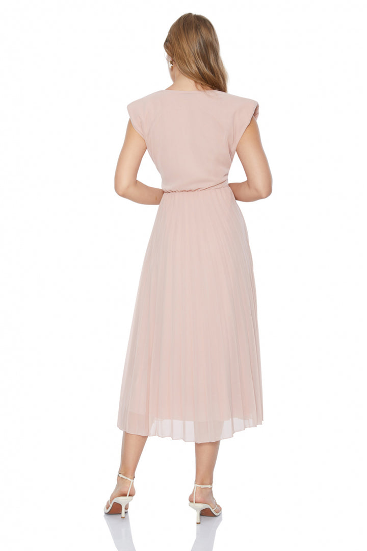 FRV Blush chiffon sleeveless midi dress - Yuzhnoukrainsk