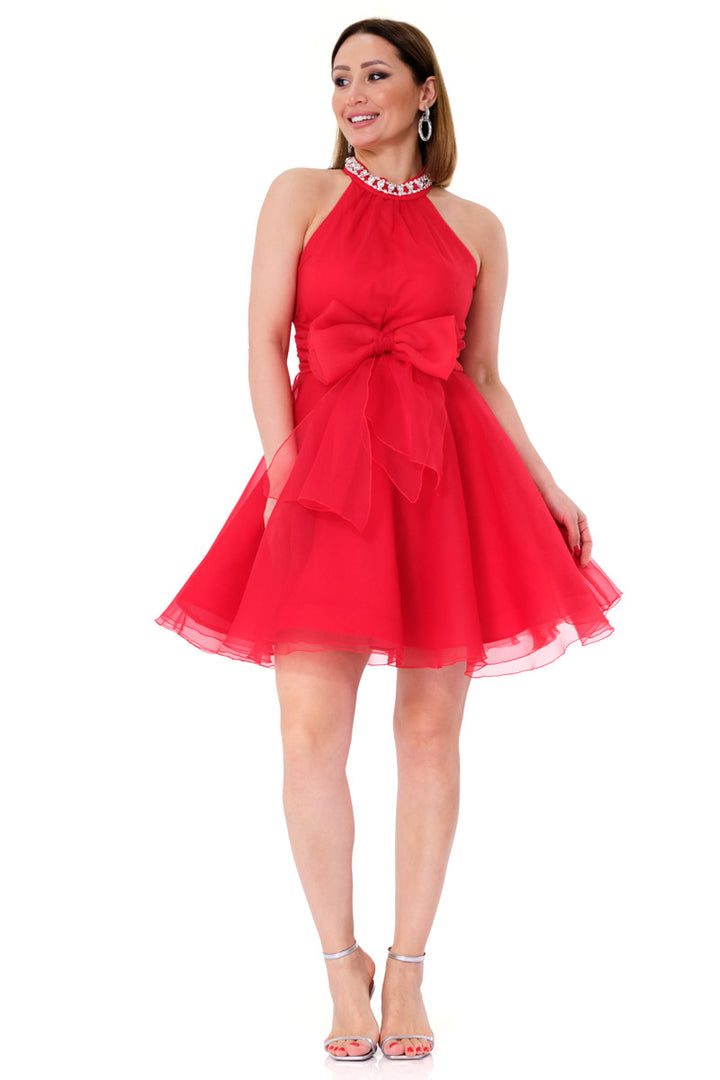 FRV Red tulle sleeveless mini dress - Mettmann