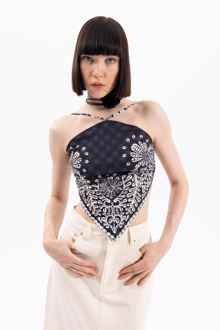 BSL Women V Hemline Tie Bustier - Norwich