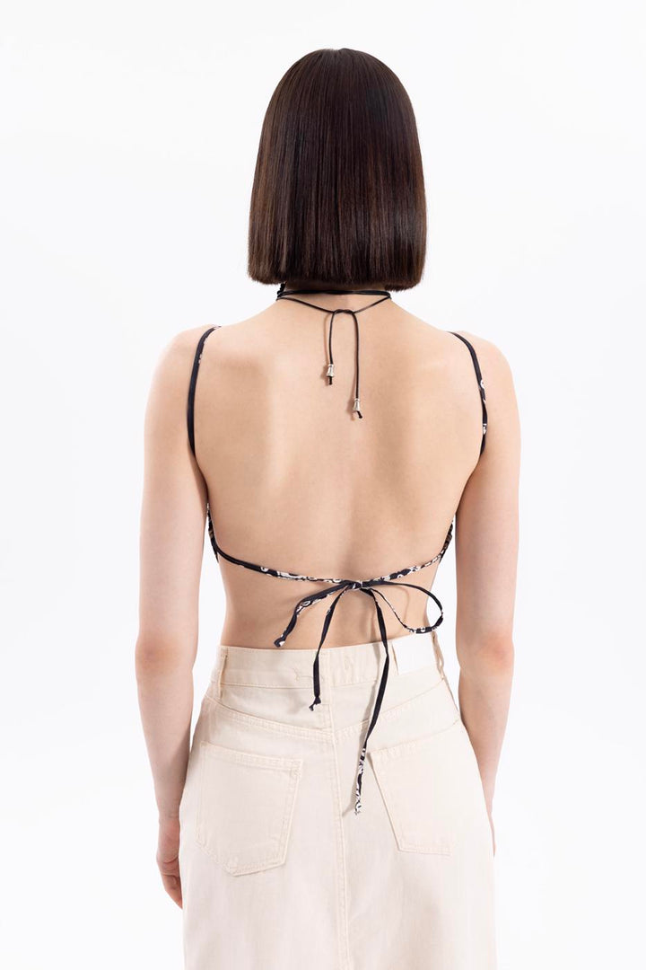 BSL Women V Hemline Tie Bustier - Norwich