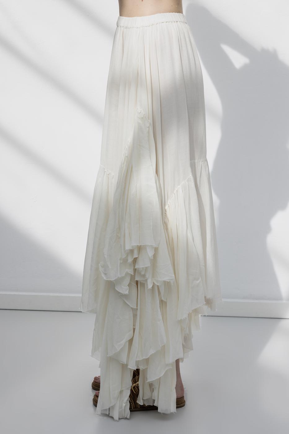 BSL Women Midi Skirt with Handkerchief Hem Detail - Mülheim