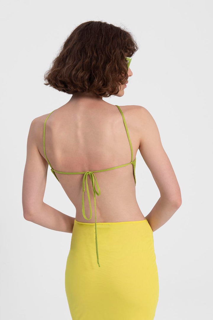 BSL Women Handkerchief hem knitted bustier - Langen