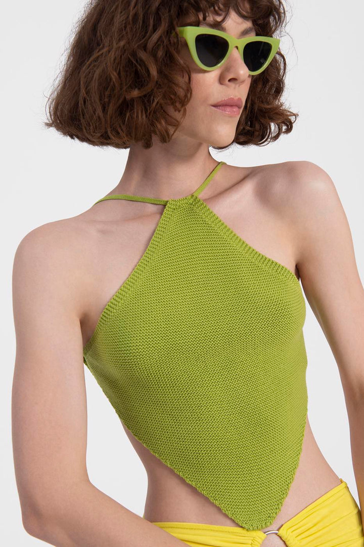 BSL Women Handkerchief hem knitted bustier - Langen