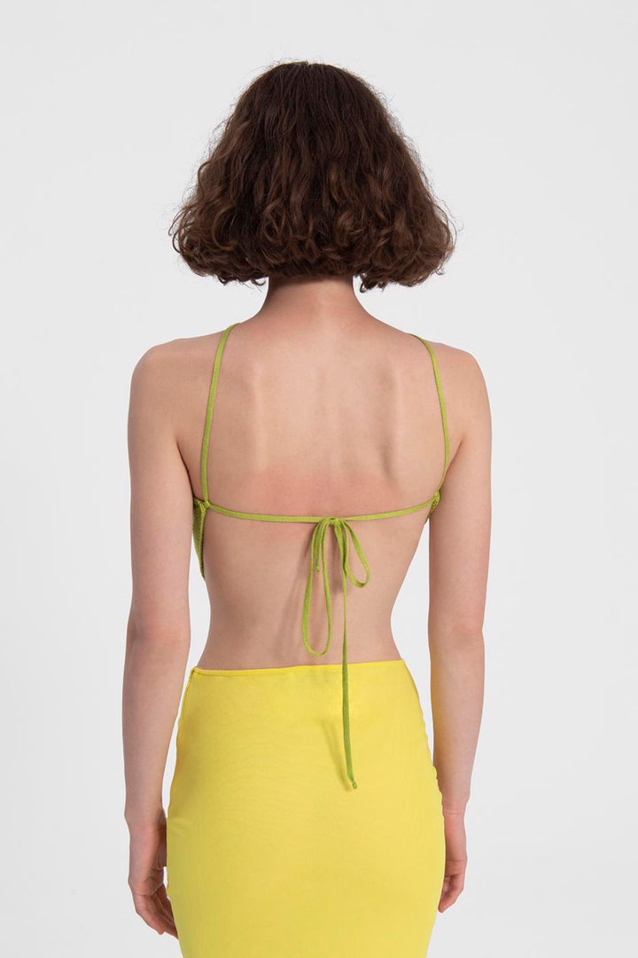 BSL Women Handkerchief hem knitted bustier - Langen