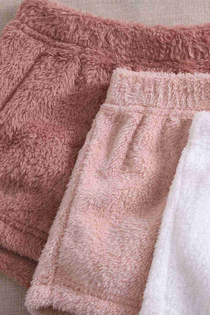 IGR Women Merry Sea 3-Piece بلا أكمام Strappy Plush Fleece Top Bottom طقم بيجامة متعدد الألوان - Watsonville