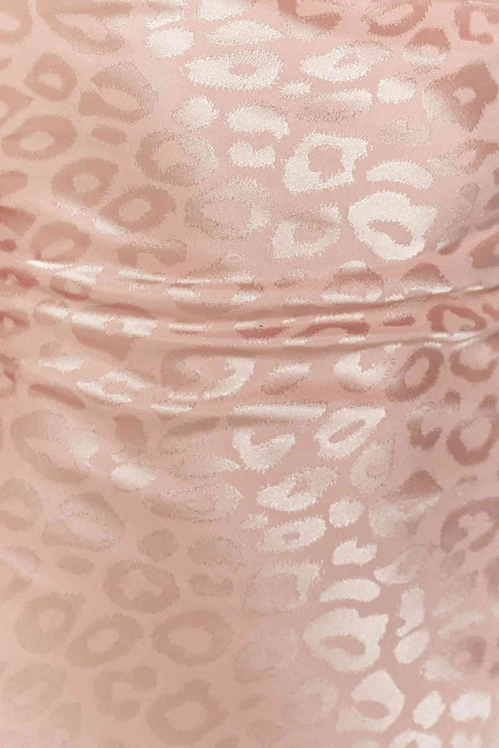 IGR Women Merry Sea Printed Satin Mini Dress Pink - Carini