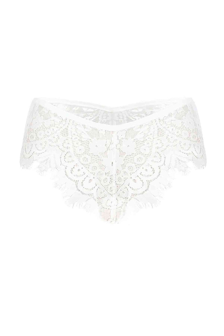 سراويل IGR النسائية Merry See Lace بتصميم خاص باللون الأبيض - DeSoto