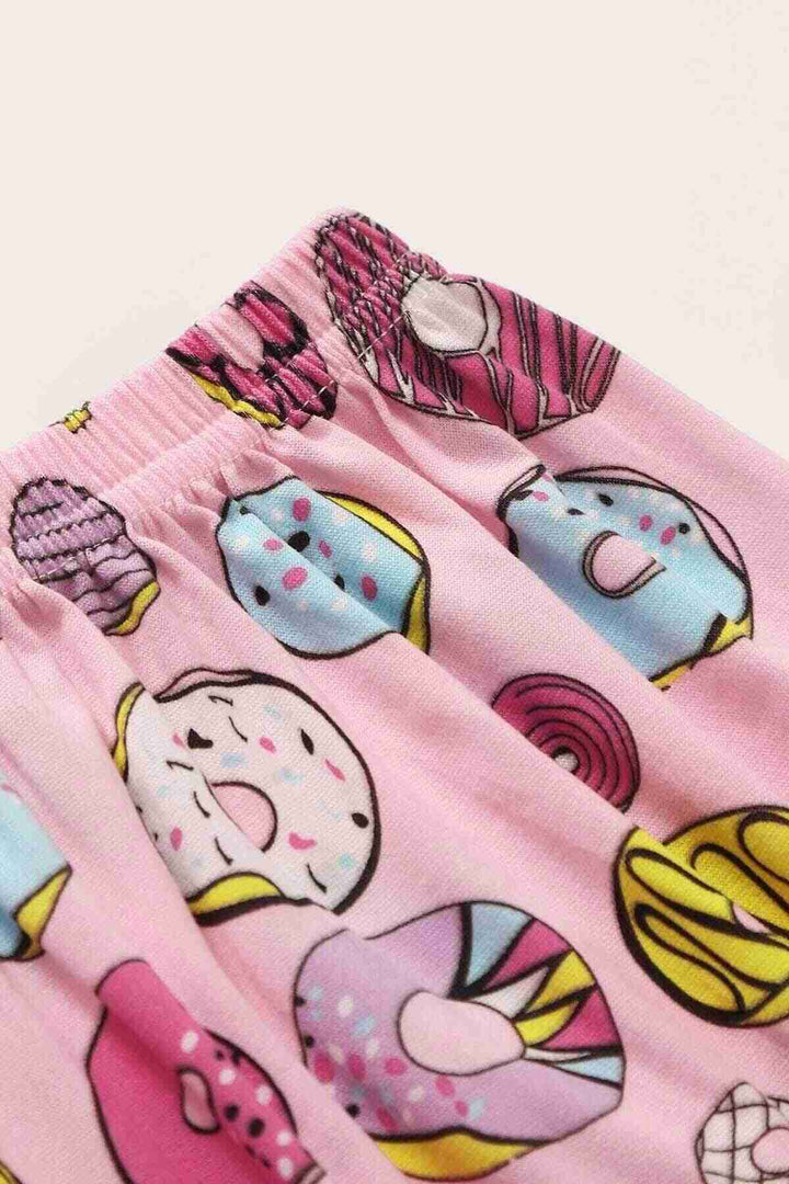 IGR Women Merry Sea Short Sleeve Long Bottom Printed Pajama Set Multi-colored - Granby