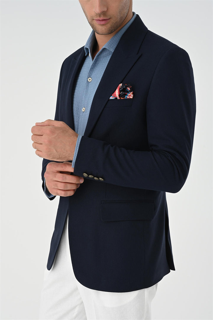 ANT Metal Single Button Men's Blazer Jacket - Rincón de Romos