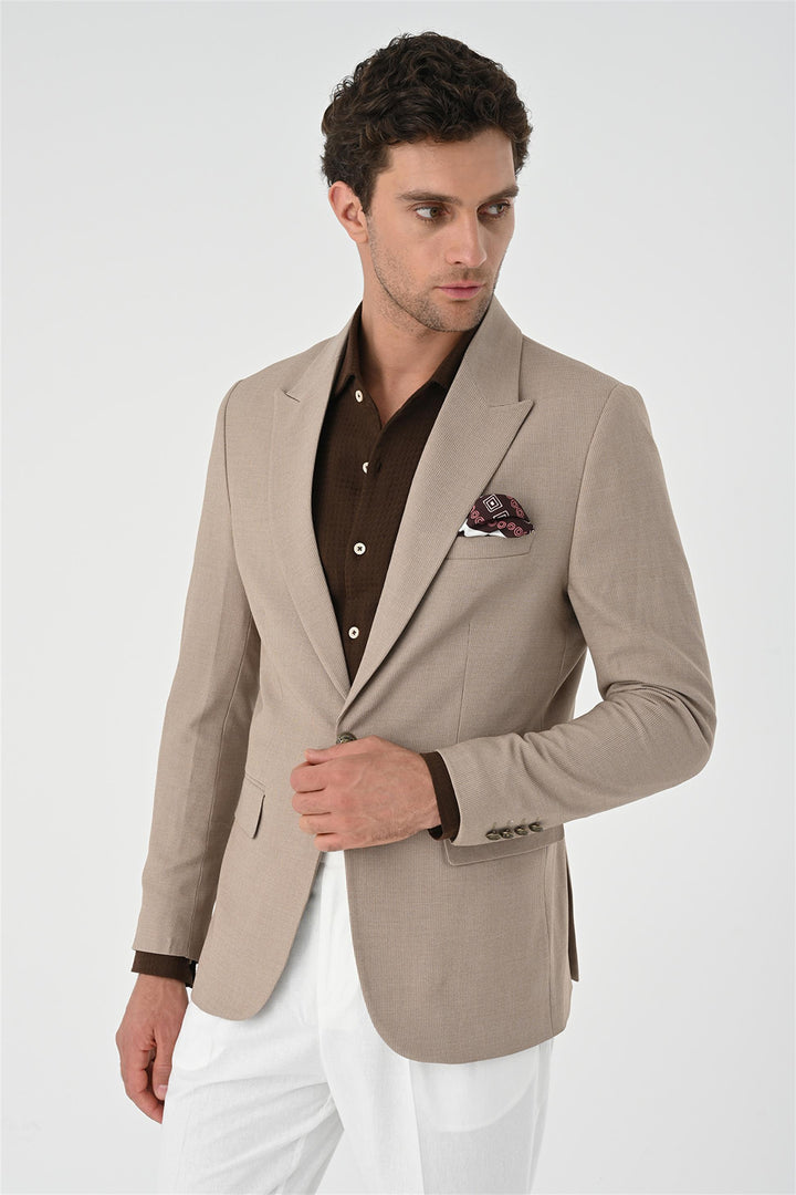 ANT Metal Single Button Men's Blazer Jacket - Malden