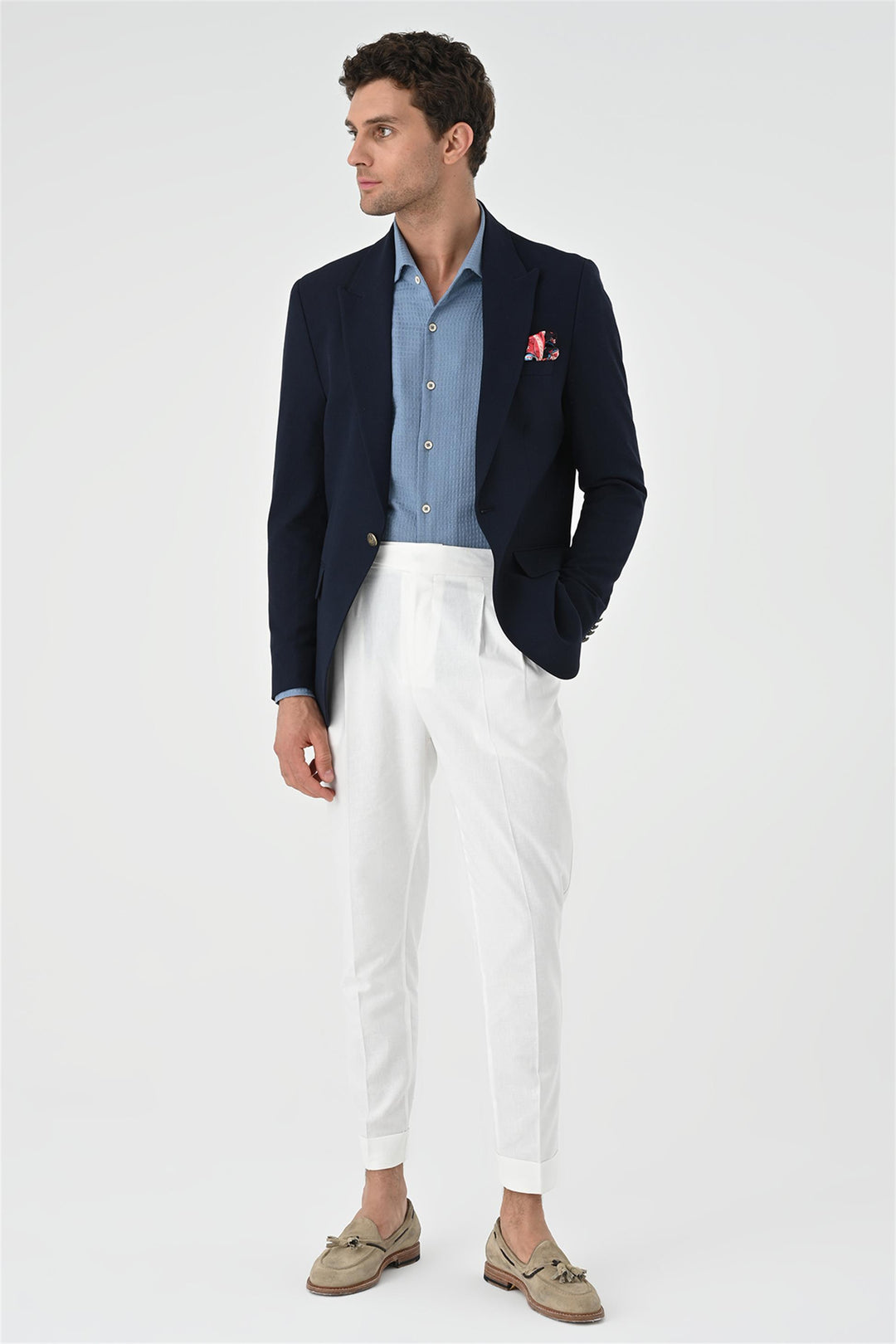 ANT Metal Single Button Men's Blazer Jacket - Rincón de Romos