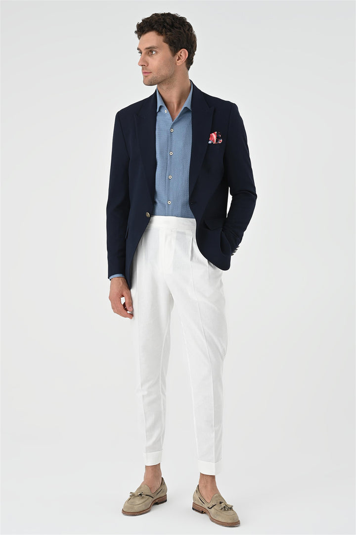 ANT Metal Single Button Men's Blazer Jacket - Rincón de Romos