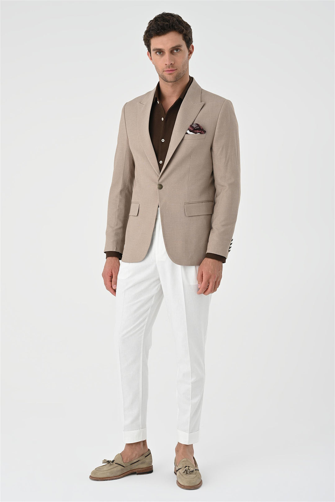 ANT Metal Single Button Men's Blazer Jacket - Malden